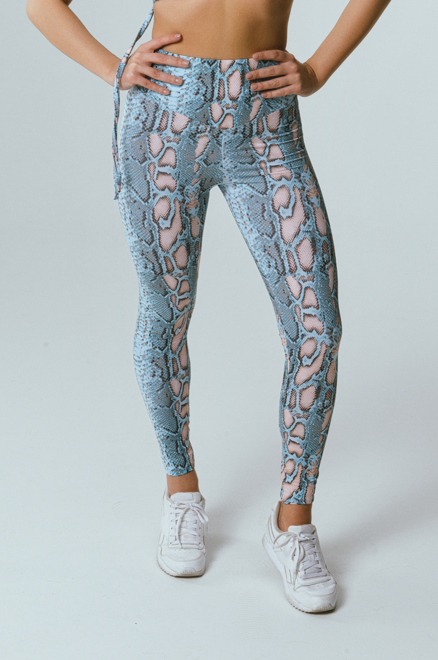 Lorena python leggings
