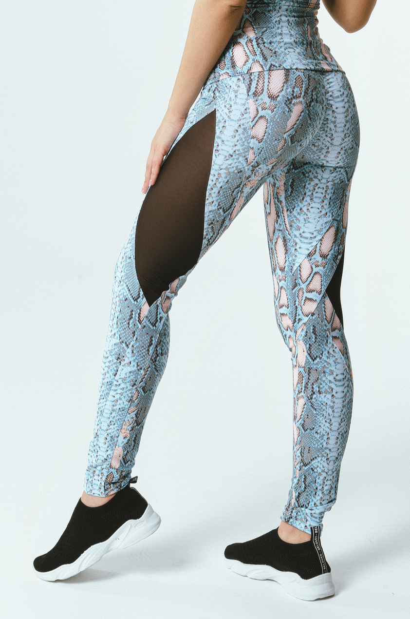 Soraya python leggings