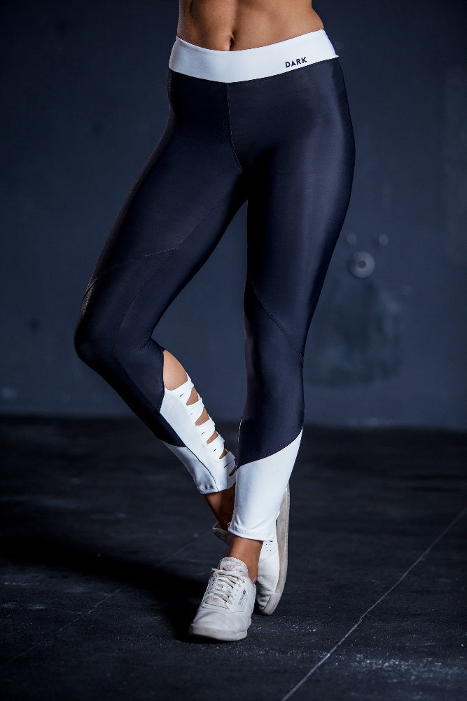 Dark Fitness Charlotte Leggings• Leggingsek • Dark Fitness • Fekete Feher