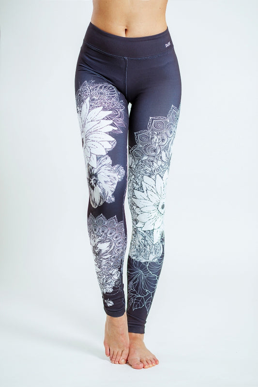 Dark Fitness East Flower Leggings• Leggingsek • Dark Fitness