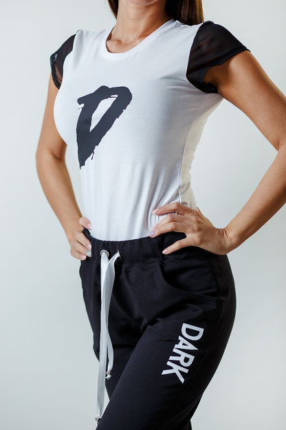 Dark Fitness Emily póló • Póló • Dark Fitness • Fekete Feher